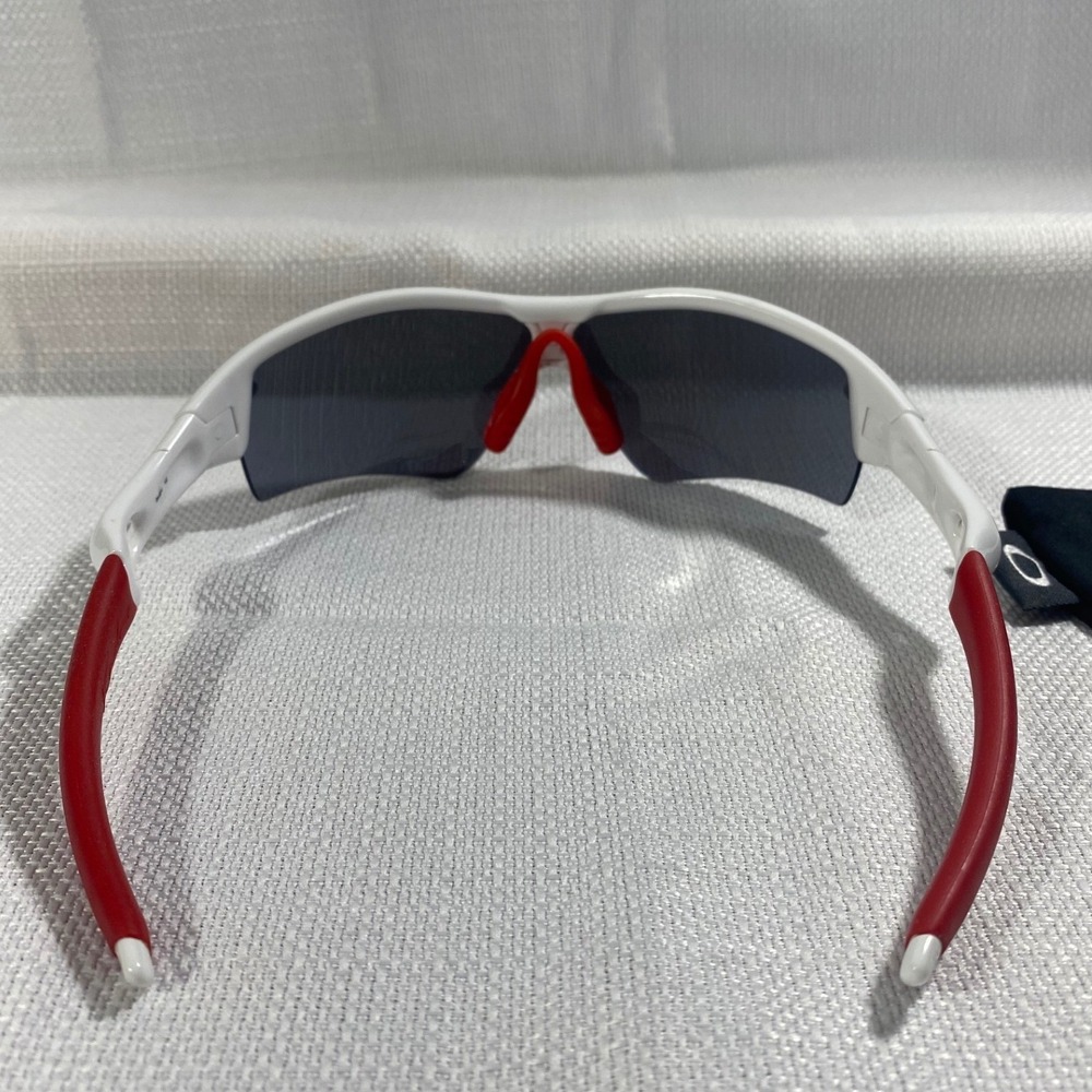 Oakley Radar Path Sunglasses White Red Blue Lens Sport Shield 09-6712 - Picture 5 of 11